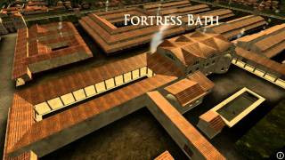 Animation of ancient Roman Fort in Caerleon Wales [upl. by Aryn155]