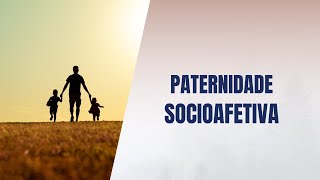 Paternidade socioafetiva [upl. by Aicilf]