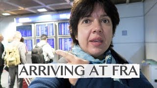 ARRIVING AT FRANKFURT AIRPORT FRA  GOING TO LONG DISTANCE TRAIN STATION [upl. by Eng161]