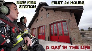 First 24 Hours in a New Fire Station  A Day in the Life [upl. by Rattray]