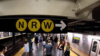 ⁴ᴷ The Busiest NYC Subway Station Times Square–42nd StreetPort Authority Bus Terminal [upl. by Lyrem467]