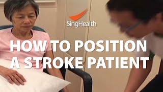 How To Position A Stroke Patient [upl. by Naltiak]