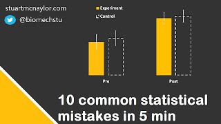 Ten Statistical Mistakes in 5 Min [upl. by Falconer]