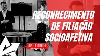 DIREITO DE FAMÍLIA Reconhecimento de filiação socioafetiva [upl. by Ellehcin775]