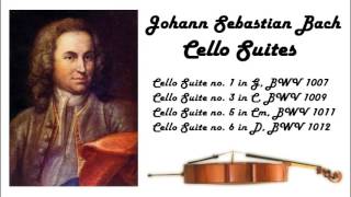 Johann Sebastian Bach  Cello suites in 432 Hz great for reading or studying [upl. by Eyatnod]