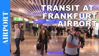 TRANSIT WALK AT FRANKFURT Airport FRA Terminal 1  Connection Flight Transfer Arriving amp Departing [upl. by Eerized]